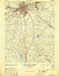 Petersburg Virginia Historical topographic map, 1:62500 scale, 15 X 15 Minute, Year 1946