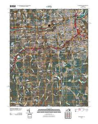 Petersburg Virginia Historical topographic map, 1:24000 scale, 7.5 X 7.5 Minute, Year 2010