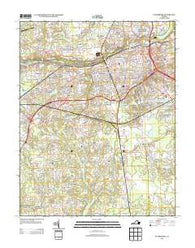 Petersburg Virginia Historical topographic map, 1:24000 scale, 7.5 X 7.5 Minute, Year 2013