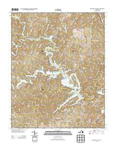 Philpott Lake Virginia Historical topographic map, 1:24000 scale, 7.5 X 7.5 Minute, Year 2013