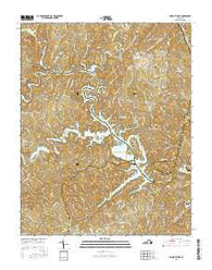 Philpott Lake Virginia Current topographic map, 1:24000 scale, 7.5 X 7.5 Minute, Year 2016