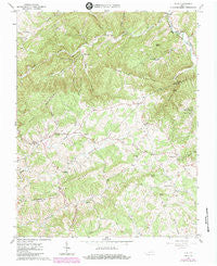 Pilot Virginia Historical topographic map, 1:24000 scale, 7.5 X 7.5 Minute, Year 1965