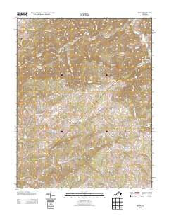 Pilot Virginia Historical topographic map, 1:24000 scale, 7.5 X 7.5 Minute, Year 2013