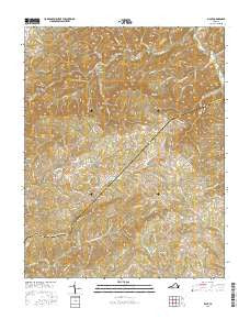 Pilot Virginia Current topographic map, 1:24000 scale, 7.5 X 7.5 Minute, Year 2016