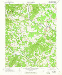 Piney River Virginia Historical topographic map, 1:24000 scale, 7.5 X 7.5 Minute, Year 1963