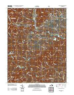 Piney River Virginia Historical topographic map, 1:24000 scale, 7.5 X 7.5 Minute, Year 2011