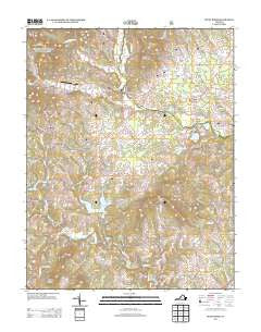 Piney River Virginia Historical topographic map, 1:24000 scale, 7.5 X 7.5 Minute, Year 2013