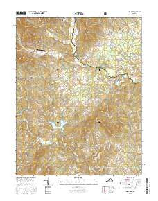 Piney River Virginia Current topographic map, 1:24000 scale, 7.5 X 7.5 Minute, Year 2016