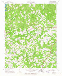 Pittsville Virginia Historical topographic map, 1:24000 scale, 7.5 X 7.5 Minute, Year 1964