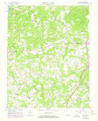 Pittsville Virginia Historical topographic map, 1:24000 scale, 7.5 X 7.5 Minute, Year 1964