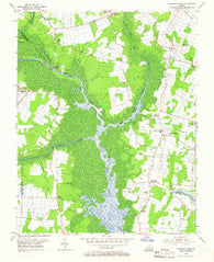 Pleasant Ridge Virginia Historical topographic map, 1:24000 scale, 7.5 X 7.5 Minute, Year 1954