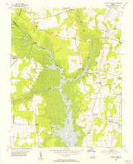 Pleasant Ridge Virginia Historical topographic map, 1:24000 scale, 7.5 X 7.5 Minute, Year 1954