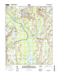 Pleasant Ridge Virginia Current topographic map, 1:24000 scale, 7.5 X 7.5 Minute, Year 2016