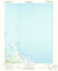 Poquoson East Virginia Historical topographic map, 1:24000 scale, 7.5 X 7.5 Minute, Year 1964