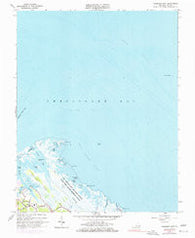 Poquoson East Virginia Historical topographic map, 1:24000 scale, 7.5 X 7.5 Minute, Year 1964
