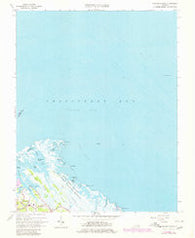 Poquoson East Virginia Historical topographic map, 1:24000 scale, 7.5 X 7.5 Minute, Year 1964