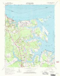 Poquoson West Virginia Historical topographic map, 1:24000 scale, 7.5 X 7.5 Minute, Year 1965