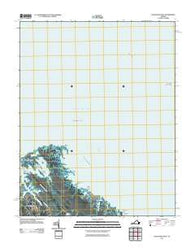 Poquoson East Virginia Historical topographic map, 1:24000 scale, 7.5 X 7.5 Minute, Year 2011