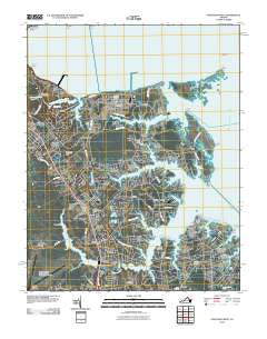 Poquoson West Virginia Historical topographic map, 1:24000 scale, 7.5 X 7.5 Minute, Year 2010