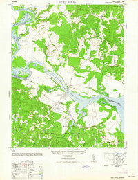 Port Royal Virginia Historical topographic map, 1:24000 scale, 7.5 X 7.5 Minute, Year 1964
