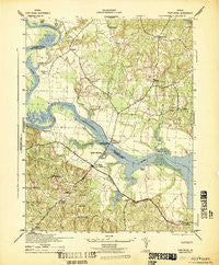 Port Royal Virginia Historical topographic map, 1:31680 scale, 7.5 X 7.5 Minute, Year 1942