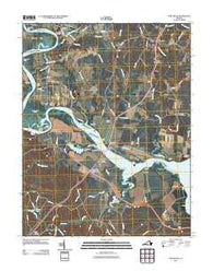 Port Royal Virginia Historical topographic map, 1:24000 scale, 7.5 X 7.5 Minute, Year 2011