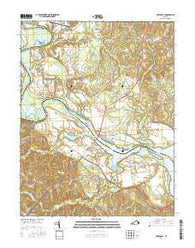 Port Royal Virginia Current topographic map, 1:24000 scale, 7.5 X 7.5 Minute, Year 2016