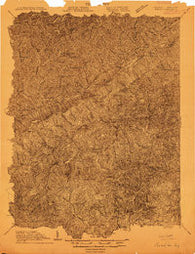 Pound Virginia Historical topographic map, 1:48000 scale, 15 X 15 Minute, Year 1912