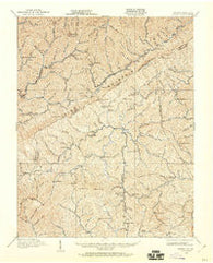 Pound Virginia Historical topographic map, 1:62500 scale, 15 X 15 Minute, Year 1912