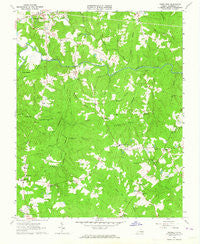 Powellton Virginia Historical topographic map, 1:24000 scale, 7.5 X 7.5 Minute, Year 1963