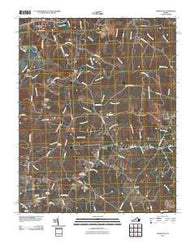 Powellton Virginia Historical topographic map, 1:24000 scale, 7.5 X 7.5 Minute, Year 2010