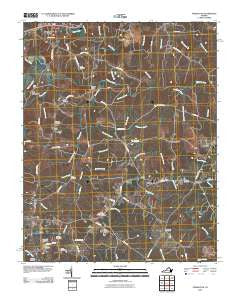 Powellton Virginia Historical topographic map, 1:24000 scale, 7.5 X 7.5 Minute, Year 2010