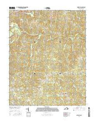 Powellton Virginia Current topographic map, 1:24000 scale, 7.5 X 7.5 Minute, Year 2016