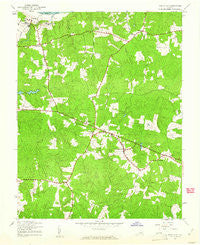 Powhatan Virginia Historical topographic map, 1:24000 scale, 7.5 X 7.5 Minute, Year 1943