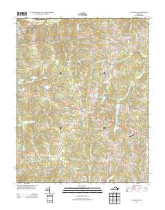 Powhatan Virginia Historical topographic map, 1:24000 scale, 7.5 X 7.5 Minute, Year 2013