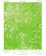 Prater Virginia Historical topographic map, 1:24000 scale, 7.5 X 7.5 Minute, Year 1963