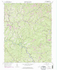 Prater Virginia Historical topographic map, 1:24000 scale, 7.5 X 7.5 Minute, Year 1963
