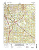 Prince George Virginia Current topographic map, 1:24000 scale, 7.5 X 7.5 Minute, Year 2016