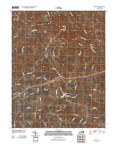 Prospect Virginia Historical topographic map, 1:24000 scale, 7.5 X 7.5 Minute, Year 2010