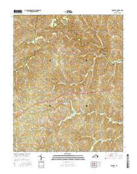 Prospect Virginia Current topographic map, 1:24000 scale, 7.5 X 7.5 Minute, Year 2016