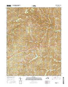 Prospect Virginia Current topographic map, 1:24000 scale, 7.5 X 7.5 Minute, Year 2016