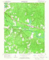 Providence Forge Virginia Historical topographic map, 1:24000 scale, 7.5 X 7.5 Minute, Year 1966
