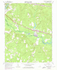 Providence Forge Virginia Historical topographic map, 1:24000 scale, 7.5 X 7.5 Minute, Year 1966