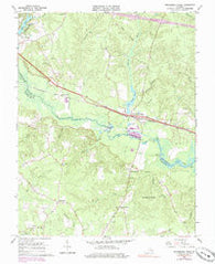 Providence Forge Virginia Historical topographic map, 1:24000 scale, 7.5 X 7.5 Minute, Year 1966