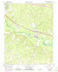 Providence Forge Virginia Historical topographic map, 1:24000 scale, 7.5 X 7.5 Minute, Year 1966