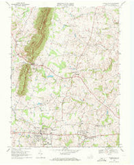 Purcellville Virginia Historical topographic map, 1:24000 scale, 7.5 X 7.5 Minute, Year 1970