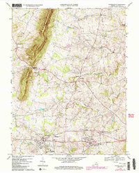 Purcellville Virginia Historical topographic map, 1:24000 scale, 7.5 X 7.5 Minute, Year 1970