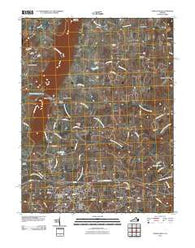 Purcellville Virginia Historical topographic map, 1:24000 scale, 7.5 X 7.5 Minute, Year 2010