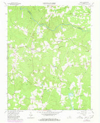 Purdy Virginia Historical topographic map, 1:24000 scale, 7.5 X 7.5 Minute, Year 1963