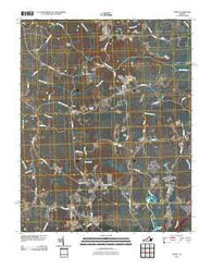 Purdy Virginia Historical topographic map, 1:24000 scale, 7.5 X 7.5 Minute, Year 2010